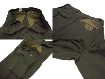 画像2: 1960's French Military "M-47" Trousers DEAD STOCK-one wash　size w 30 inch (表記 41)