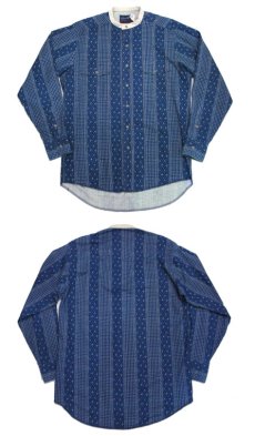 画像4: 1980's Wrangler No-Collar Shirts  "BANDANA"　size M - L  (表記 15 1/2) (4)