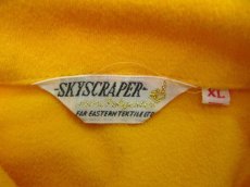 画像5: 1960's "SKYSCRAPER" Polyester Box Shirts 　Yellow　DEAD STOCK - one wash 　size L (表記 XL) (5)