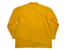 画像4: 1960's "SKYSCRAPER" Polyester Box Shirts 　Yellow　DEAD STOCK - one wash 　size L (表記 XL) (4)