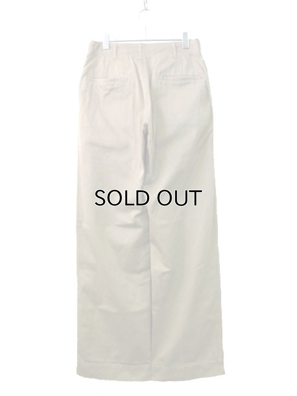 画像2: 1950's US ARMY 45-KHAKI Chino Trousers　size w 29 inch (表記 30 x 32) (2)