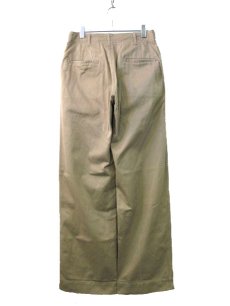 画像2: 1950's US ARMY 45-KHAKI Chino Trousers　size w 29 inch (表記 30 x 32) (2)