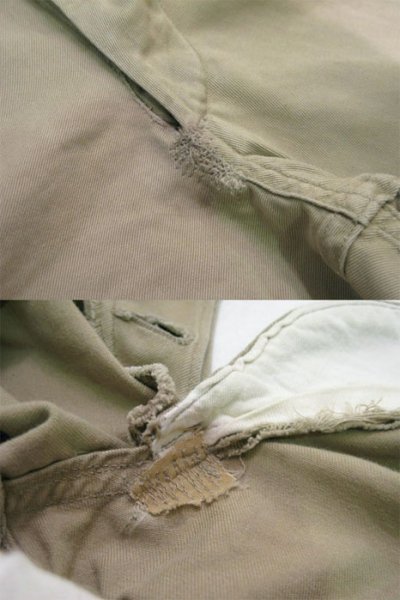 画像2: 1950's US ARMY 45-KHAKI Chino Trousers　size w 29 inch (表記 30 x 32)