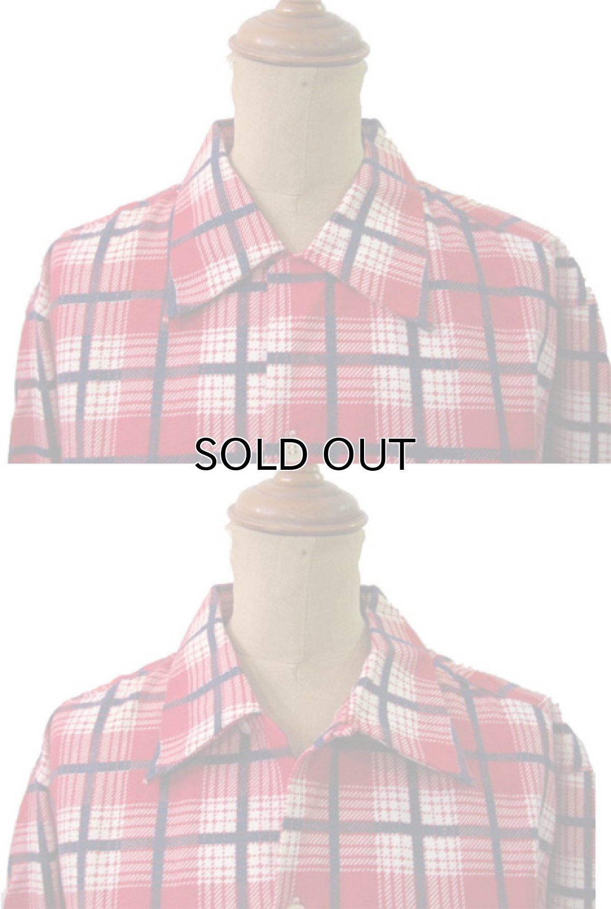 画像3: 1950-60's "Nelson Paige" Print Flannel Shirts  DEAD STOCK size M - L  (表記 M 15 1/2) (3)