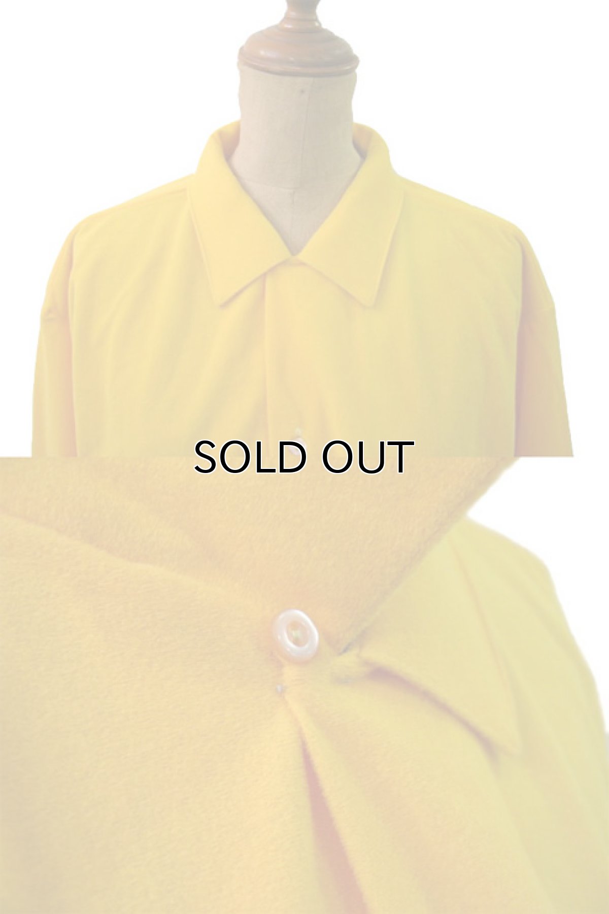 画像3: 1960's "SKYSCRAPER" Polyester Box Shirts  Yellow DEAD STOCK - one wash  size L (表記 XL) (3)