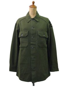 画像1: 1970's "US Military" Wool/Nylon Field Shirts 　size S - M  (表記 Small) (1)