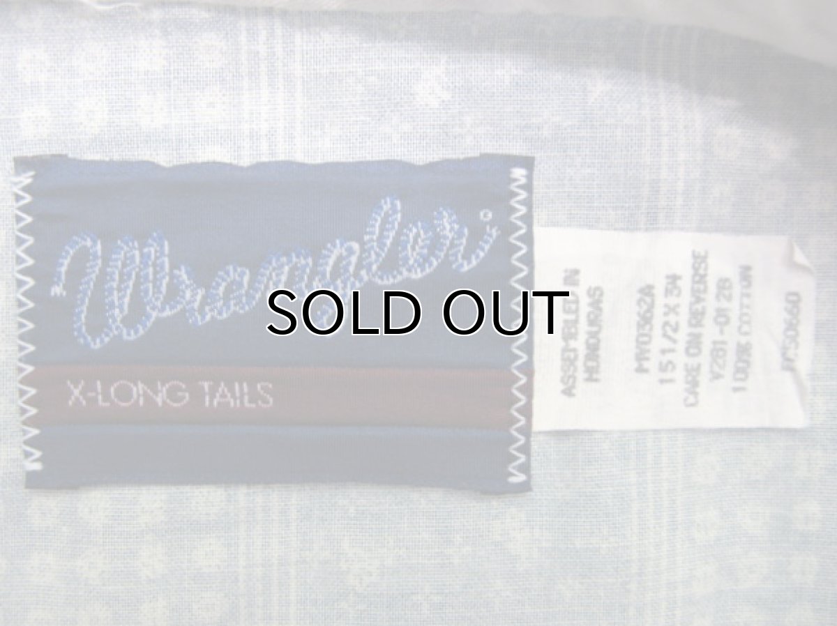 画像5: 1980's Wrangler No-Collar Shirts  "BANDANA" size M - L  (表記 15 1/2) (5)