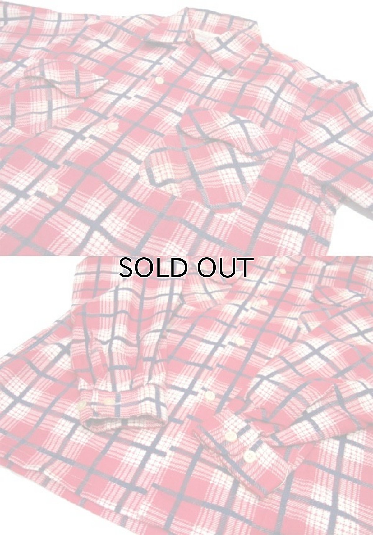 画像4: 1950-60's "Nelson Paige" Print Flannel Shirts  DEAD STOCK size M - L  (表記 M 15 1/2) (4)