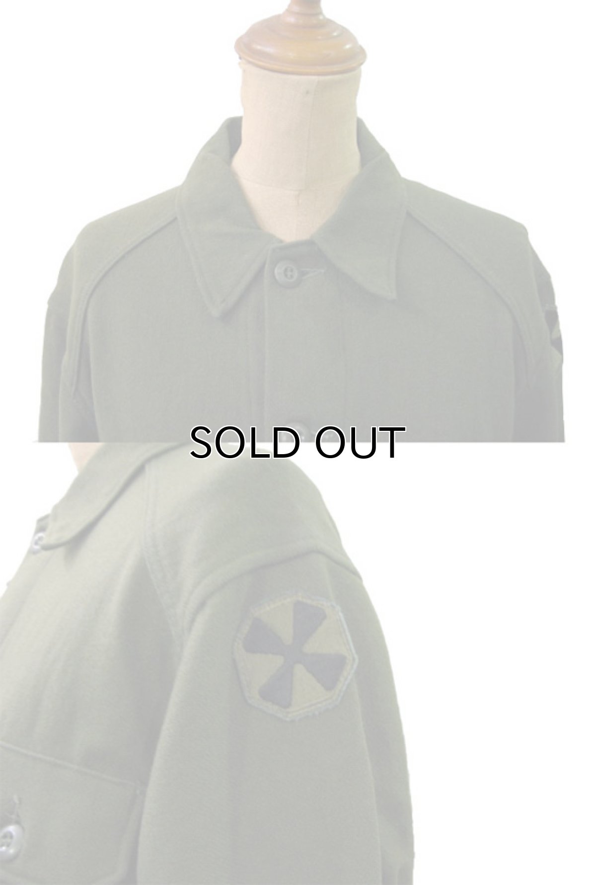 画像3: 1970's "US Military" Wool/Nylon Field Shirts 　size S - M  (表記 Small) (3)