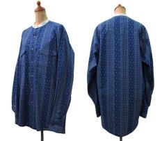 画像2: 1980's Wrangler No-Collar Shirts  "BANDANA"　size M - L  (表記 15 1/2) (2)