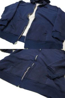 画像5: 1970's~ Double Face Zip Up Sweat Parka  NAVY　size M (表記 無し) (5)