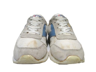 画像1: 1980's "BROOKS" Running Shoes  WHITE / SAX BLUE　size W's 10 (26.5 ~ 27cm)