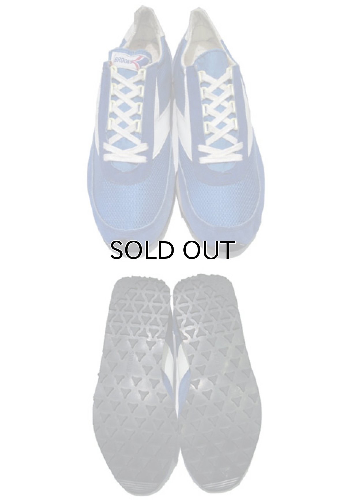 画像2: 1970's "BROOKS"  "VANTAGE430" Truck Shoes DEAD STOCK　BLUE / WHITE　size 11 (29 cm) (2)