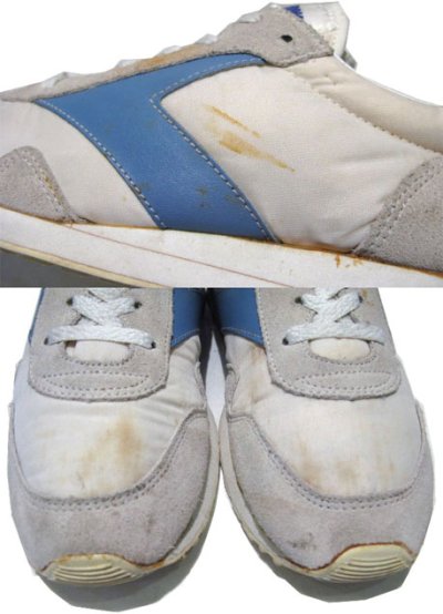 画像2: 1980's "BROOKS" Running Shoes  WHITE / SAX BLUE　size W's 10 (26.5 ~ 27cm)