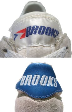 画像4: 1980's "BROOKS" Running Shoes  WHITE / SAX BLUE　size W's 10 (26.5 ~ 27cm) (4)