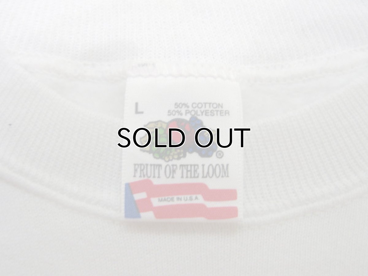 画像4: 1990's "BLOW ME A KISS"  Print Sweat Shirts  WHITE size M (表記 L) (4)