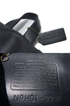 画像5: OLD COACH Leather Mini Back Pack 　BLACK　 made in Turkey (5)
