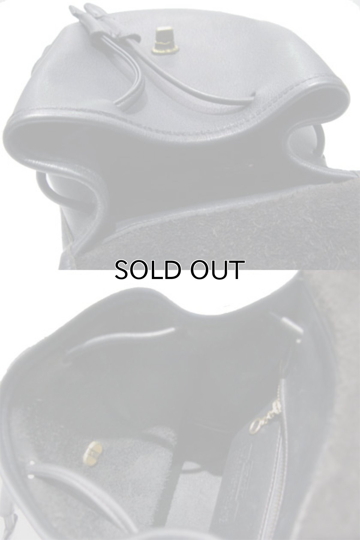 画像4: OLD COACH Leather Mini Back Pack  BLACK  made in Turkey (4)