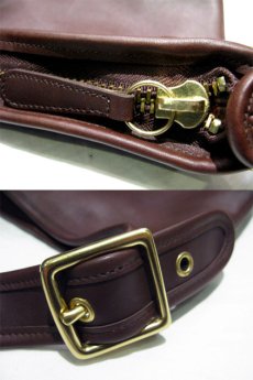 画像3: OLD COACH Leather Shoulder Bag 　BROWN　 made in HUNGARY (3)