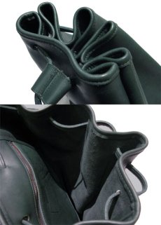 画像4: 1980-90's OLD COACH Leather Shoulder Bag 　GREEN　 made in NEW YORK USA (4)