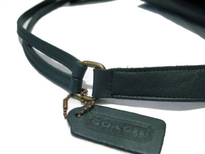 画像3: 1980-90's OLD COACH Leather Shoulder Bag 　GREEN　 made in NEW YORK USA