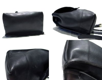 画像3: OLD COACH Leather Mini Back Pack 　BLACK　 made in Turkey