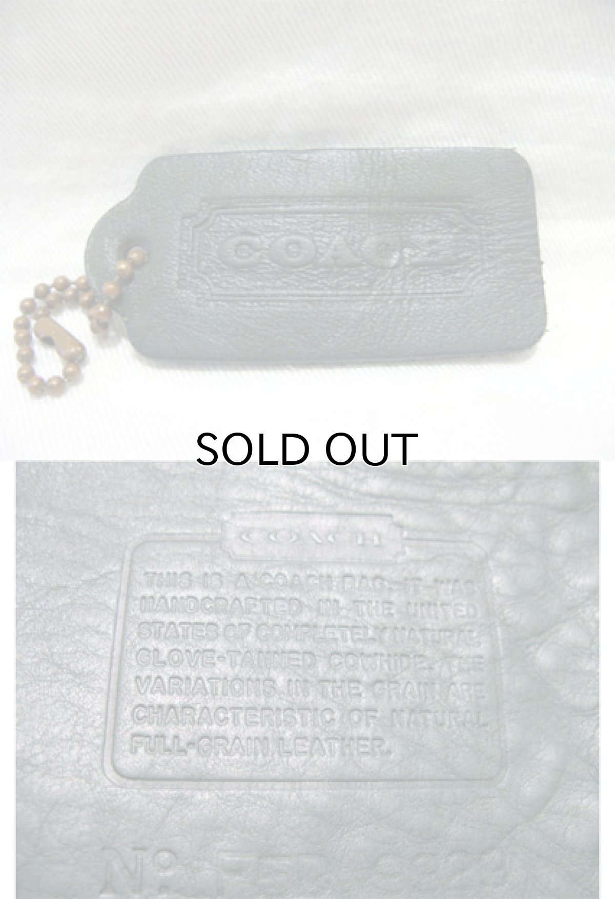 画像5: 1980-90's OLD COACH Leather Shoulder Bag 　GREEN　 made in NEW YORK USA (5)