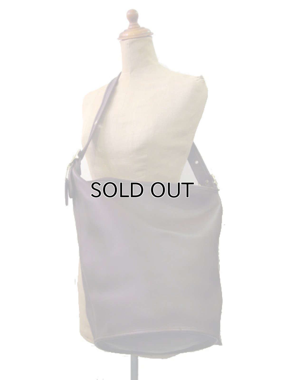 画像2: OLD COACH Leather Shoulder Bag 　BROWN　 made in HUNGARY (2)