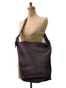 画像2: OLD COACH Leather Shoulder Bag 　BROWN　 made in HUNGARY (2)