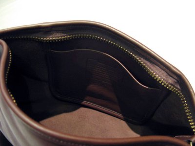 画像2: OLD COACH Leather Shoulder Bag 　BROWN　 made in HUNGARY