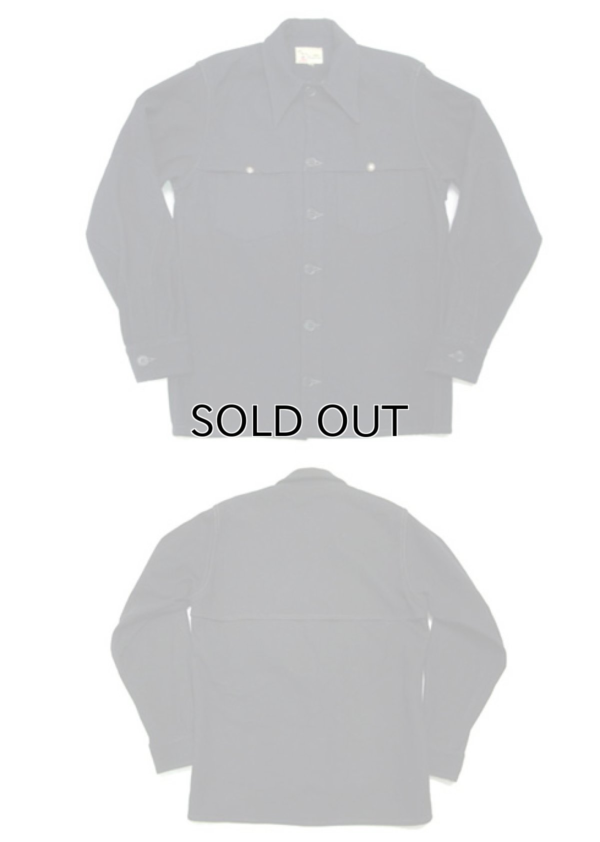 画像5: 1940's "Paul Bunyon" Single Mackinaw Heavy Wool Shirts DARK NAVY size S - M  (表記 なし) (5)