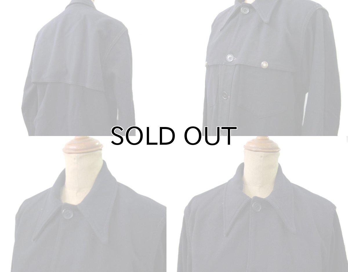 画像3: 1940's "Paul Bunyon" Single Mackinaw Heavy Wool Shirts DARK NAVY size S - M  (表記 なし) (3)