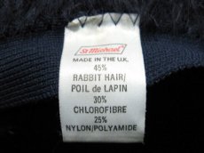 画像4: OLD "St.Michael" Rabbit Fur Hat  MADE IN THE U.K.　NAVY (4)