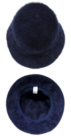 画像3: OLD "St.Michael" Rabbit Fur Hat  MADE IN THE U.K.　NAVY (3)