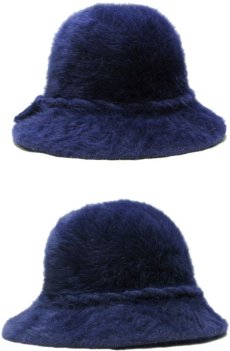 画像2: OLD "St.Michael" Rabbit Fur Hat  MADE IN THE U.K.　NAVY (2)