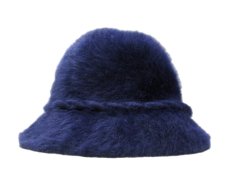 画像5: OLD "St.Michael" Rabbit Fur Hat  MADE IN THE U.K.　NAVY (5)