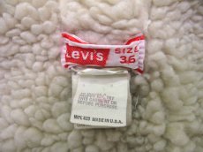 画像5: 1980's  Levi's 70608-0213 Denim Boa Jacket 4-Pockets　size S  (表記 36) (5)