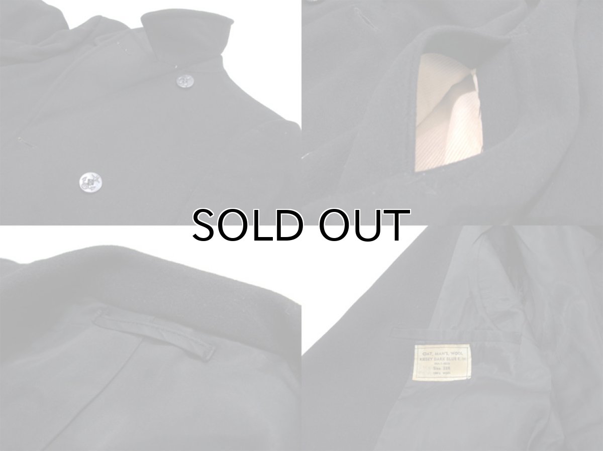 画像5: 1950's "US NAVY" 8-BUTTON Wool P-COAT　DARK NAVY　size L  (表記 38R) (5)