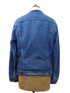 画像2: 1980's  Levi's 70608-0213 Denim Boa Jacket 4-Pockets　size S  (表記 36) (2)