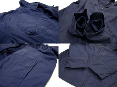 画像2: 1980'sUS Military Utility Jacket　NAVY　size L  (表記 42)