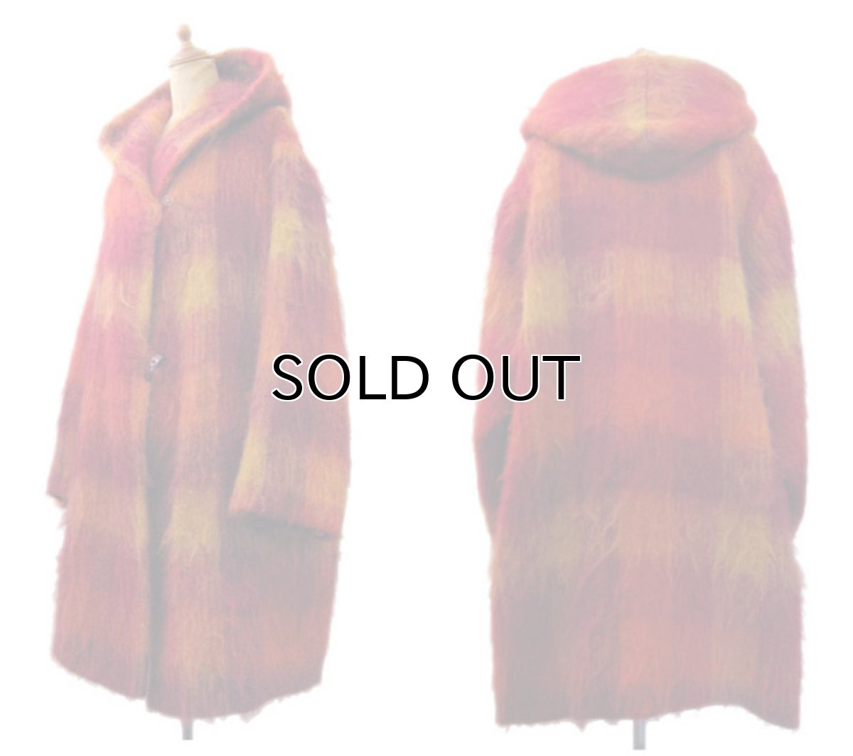 画像2: 1990's"BOECKER" Mohair Parka Coat　size L  (表記 ---) (2)