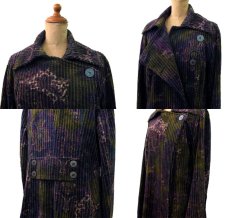 画像3: 1990's"Promod" Print Corduroy Design Coat　size M  (表記 ---) (3)