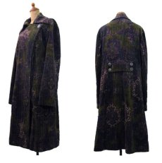 画像2: 1990's"Promod" Print Corduroy Design Coat　size M  (表記 ---) (2)