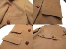 画像4: 1980's"Fairbrooke" Double Breasted  Wool Chester Field Coat  CAMEL　size S  (表記 10) (4)