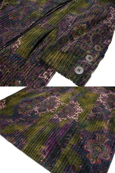 画像3: 1990's"Promod" Print Corduroy Design Coat　size M  (表記 ---)