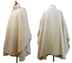 画像3: 1990's"alex hayes" White Wool Cape　size Free  (表記 ---) (3)