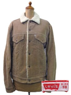 画像1: ~1980's  Levi's 70608-1523 Corduroy Boa Jacket 4-Pockets　size M  (表記 38) (1)