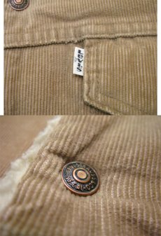 画像3: ~1980's  Levi's 70608-1523 Corduroy Boa Jacket 4-Pockets　size M  (表記 38) (3)