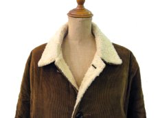 画像5: 1970's Corduroy Boa Half Coat  BROWN　size L  (表記 ---) (5)