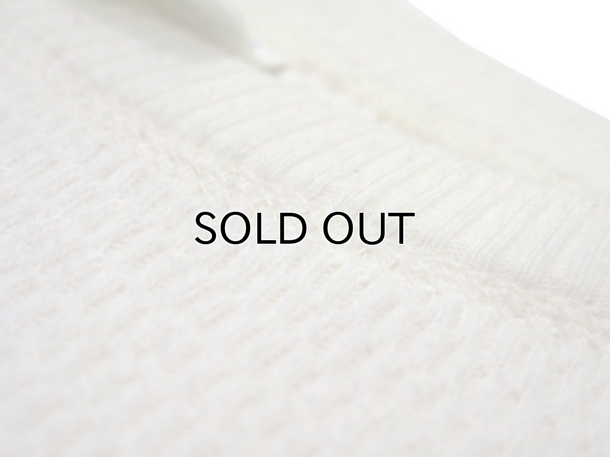 画像4: 1960's " Lally " All Cotton Thermal Shirts NATURAL size S - M (表記 L) (4)